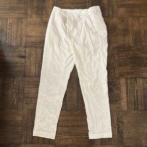 Zara men white suit pants